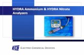 Ammonium & Nitrate Analyzers for Water Treatment