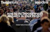 How to incorporate user research in your project