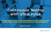 qTest Pulse Webinar