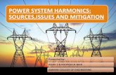 POWER HARMONICS- SOURCES, ISSUES AND MITIGATION