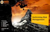 Rethinking risk management   represented by asro, nutri, arief and mith
