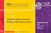 Embedded Systems Security: Building a More Secure Device