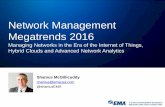 Network Management Megatrends 2016: Hybrid Cloud, Network Analytics and the Internet of Things