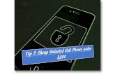 Top 5 cheap unlocked cell phones under $200