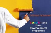 Colors and their psychological properties
