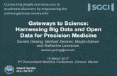 SGCI Science Gateways: Harnessing Big Data and Open Data 03-19-2017