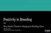 Positivity in Branding