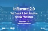 Influencing The Influencers: Top Trends & Best Practices For B2B Marketers