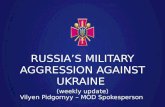 Russia's military aggression against Ukraine