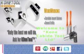 The leading Carbide Inserts Supplier in China
