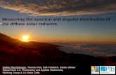 10 measuring the spectral and angular distribution of the diffuse solar radiance