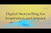 Digital Storytelling for Inspiration and Impact