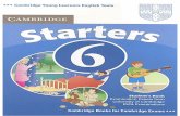 Tests starters 6 book