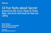 Oliver Scheer, Technical Evangelist at Microsoft, "SQL Azure, Power BI (embedded) and PowerApps with sport data"
