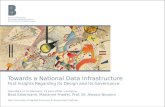 Towards a National Data Infrastructure. First Insights Regarding Its Design and Its Governance.