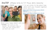 iPhone 6s/6s Plus  Anti Gravity Selfie Magical Sticky Cover
