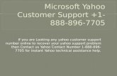 Microsoft yahoo customer support +1 888-896-7705 | Yahoo Contact Number