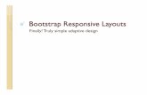 Bootstrap Responsive Layouts