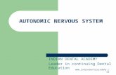 Autonomic nervous system /prosthodontic courses