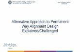 Alternative Approach to Permanent way Alignment Design
