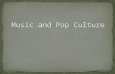 Music and pop culture