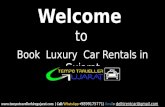 Book  luxury  car rentals in gujarat ppt