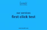 first click test