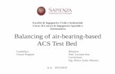 Balancing of an air-bearing-based Acs Test Bed