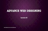Advance Web Designing - Lecture 03 / 30