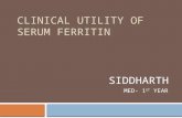 1. clinical utility of serum ferritin final