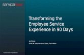 Transforming the Employee Service Experience in 90 Days