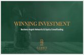 Winning Investment: Business Angels Networks & Equity Crowdfunding