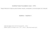 Mapa Mental - Certified Tester Foundation Level – CTFL - Syllabus – Capitulo 1 - Fundamentos do Teste