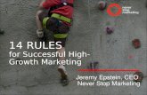 14 Rules for Successful High-Growth Marketing