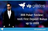 888 Poker Review: 100 % First Deposit Bonus up to $888 | Poker Videos | Poker Coaching