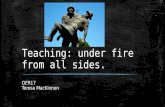 Teaching under fire #oer17
