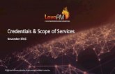 LavaPM Credentials & Scope of Services 2017