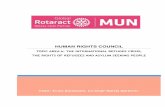 Study guide human rights-topic-area-a  rotaract global mun 2015