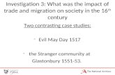England’s Immigrants: Did trade and migration change - Lesson 2