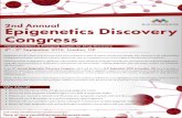 2nd Epigenetics Discovery congress - Latest agenda