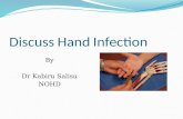 Discuss hand infection (2)