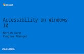 Build 2016 - P541 - Accessibility on Windows 10