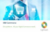 IBM Omnichannel Commerce Solutions Overview