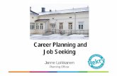 Career planning and job seeking