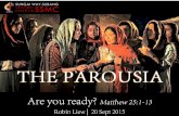 Sermon 3   the parousia - are you ready