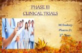 Clinical trials Phase3 ppt
