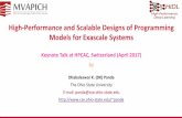 High-Performance and Scalable Designs of Programming Models for Exascale Systems