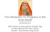 Obstacles to arab progress