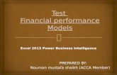 Test Financial Models