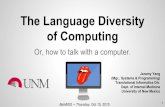 BioMISS: Language Diversity of Computing